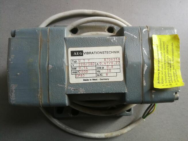 Elektrowibratory, silniki wibracyjne 140W, 400W i ubijaki.