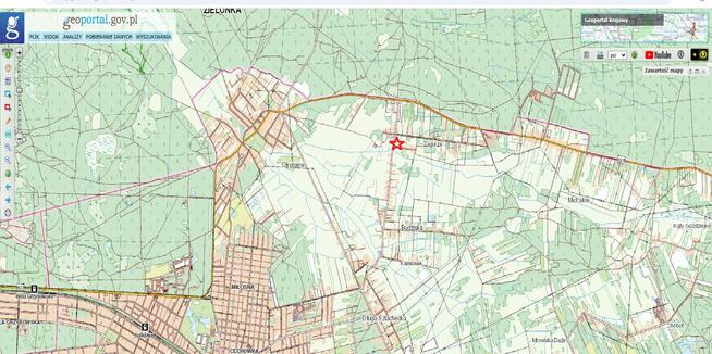 Działka budowlana Zagórze gm.Halinów 875m2