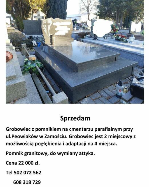 Grobowiec z pomnikiem