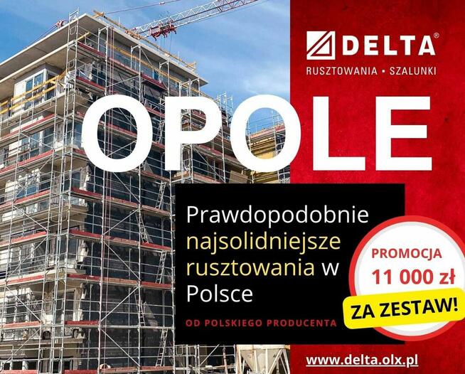 Rusztowania 150m² – promocyjna cena od producenta - Opole