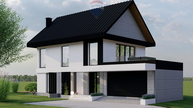 Dom z widokiem na jezioro i Tatry