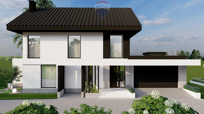 Dom z widokiem na jezioro i Tatry