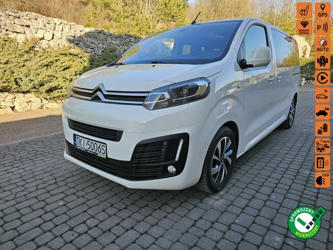 Citroen SpaceTourer 2.0 HDI 150 KM Skóry Panorama Masaże Shine Bezwypadek Full Wersja