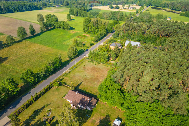 Ogrodzona działka budowlana Ludowinka powiat łaski