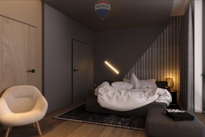 Duża nowoczesna rezydencja z widokiem na stadninę