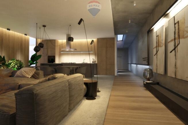 Duża nowoczesna rezydencja z widokiem na stadninę