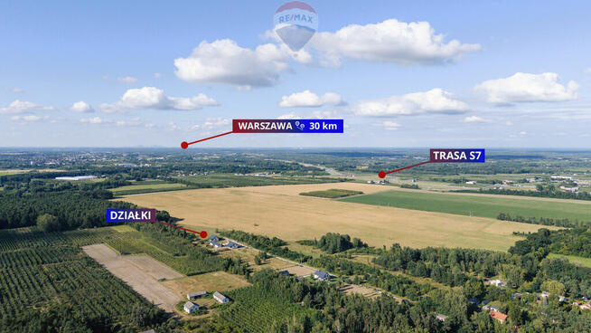 Działki budowlane blisko Tarczyna i Warszawy 30'