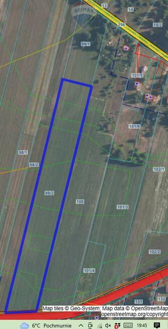 Działka pod zabudowę jednorodzinną lub siedliskową