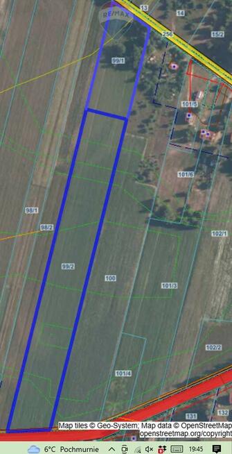 Działka pod zabudowę jednorodzinną lub siedliskową