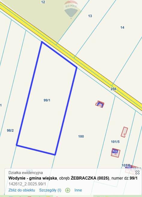 Działka pod zabudowę jednorodzinną lub siedliskową