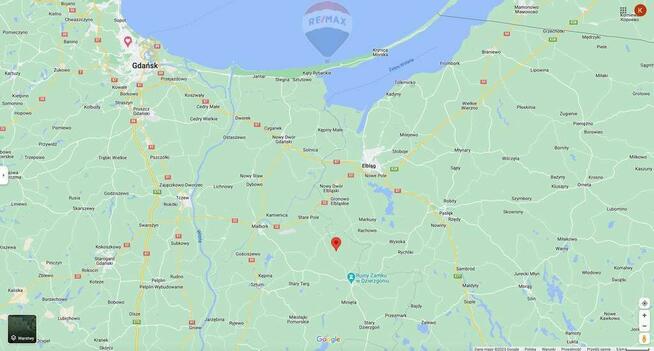 Działka rolna 1 ha w woj. pomorskim.