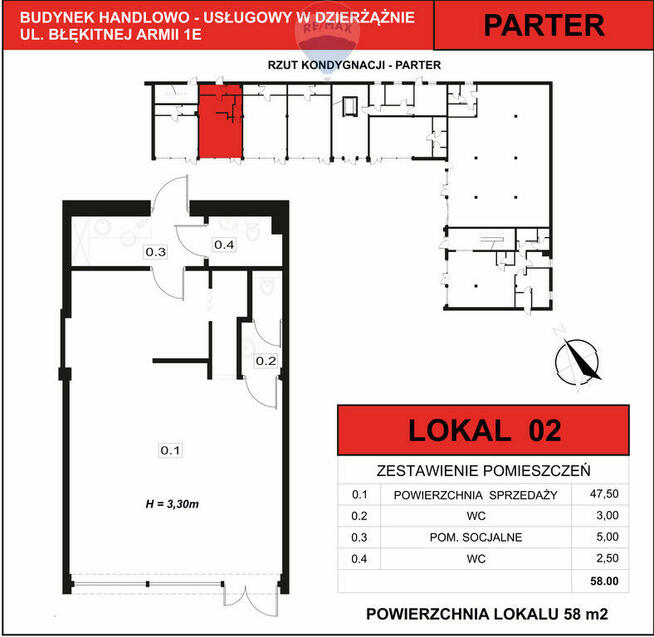 Nowoczesny lokal usługowy w dobrej lokalizacji.