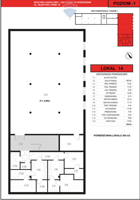 Nowoczesny lokal usługowy w dobrej lokalizacji.