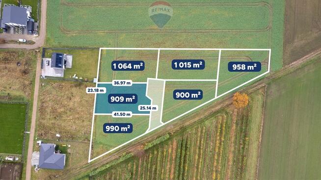 Działka 909 m² w Konikowie – blisko Koszalina!