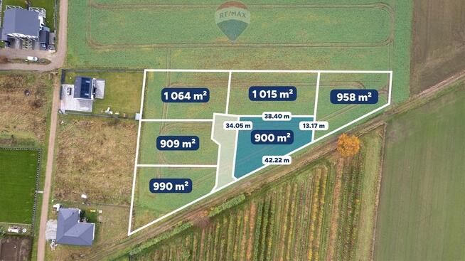 Działka pod dom jednorodzinny, Konikowo 900 m²
