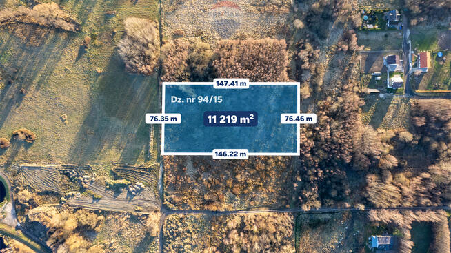 Atrakcyjna działka 150 m od jeziora Jamno!