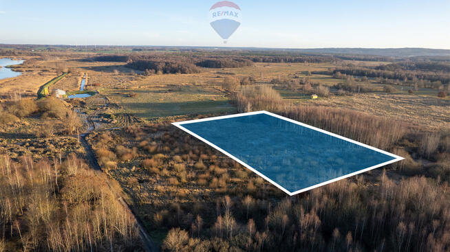 Atrakcyjna działka 150 m od jeziora Jamno!