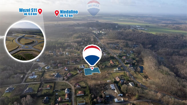 Działka budowlana Chłopska Kępa z WZ