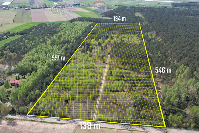 Działki z wydanymi warunkami zabudowy w Ludwikowie