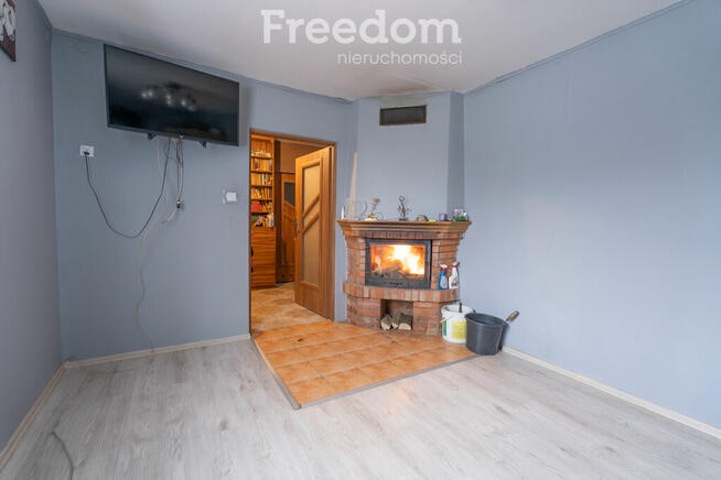 Dom na bardzo dużej działce