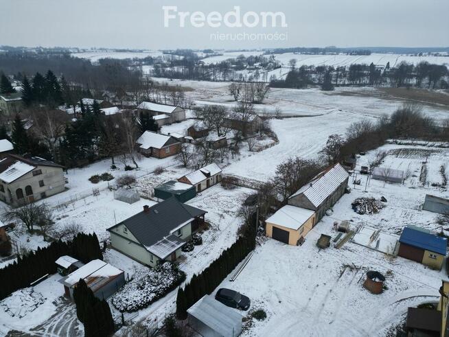 Dom na bardzo dużej działce