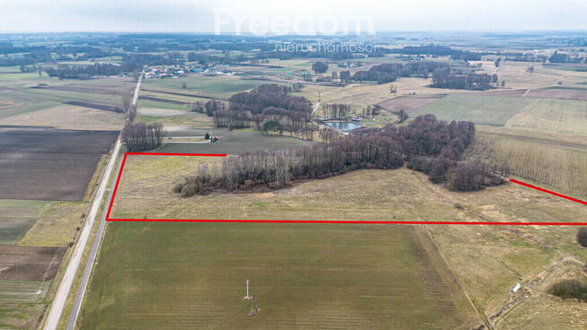 Działka we wsi Płonka Kościelna przy rzece Awissa