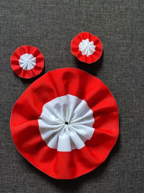 Kotylion narodowy, rozeta, kokarda