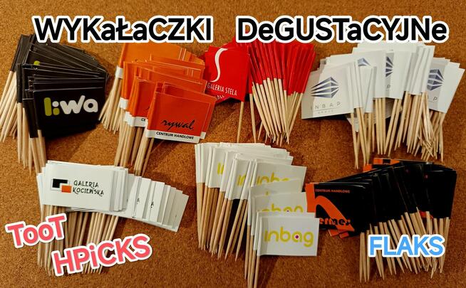 Wykałaczki #pikery #toppery Degustacyjne - Dekoracyjne \