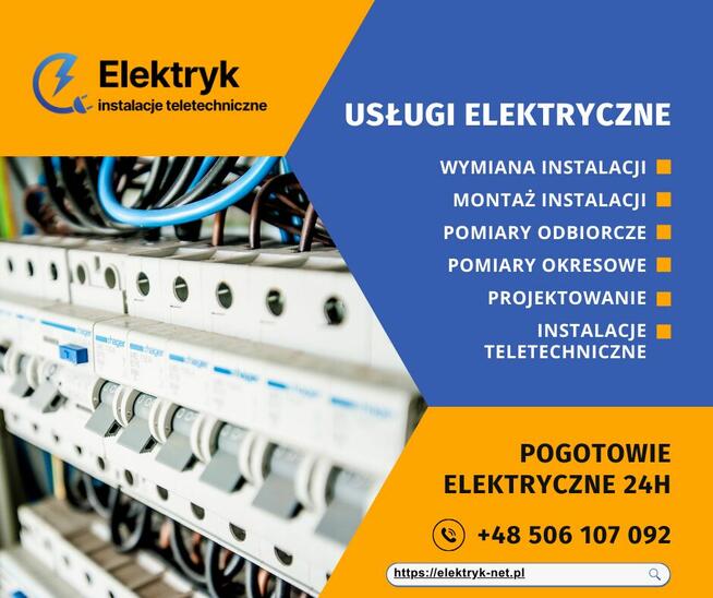 Usługi elektryczne 24h/7