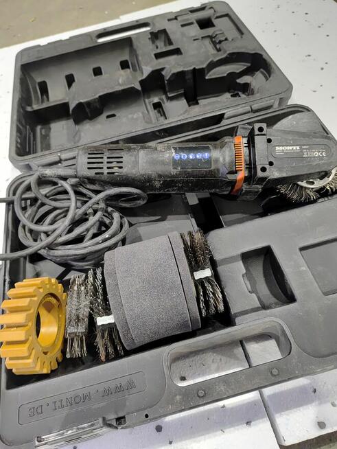 SZLIFIERKA SZCZOTKOWA MBX 2 zestaw, walizka. Okazja!