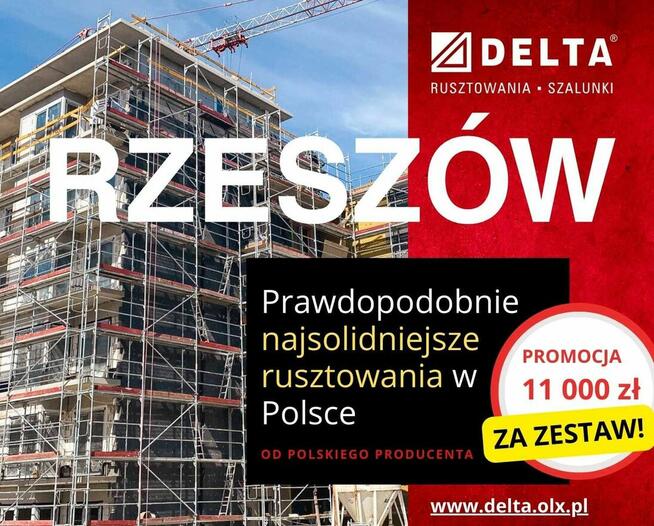 Rusztowania 150m² – promocyjna cena od producenta - Rzeszów