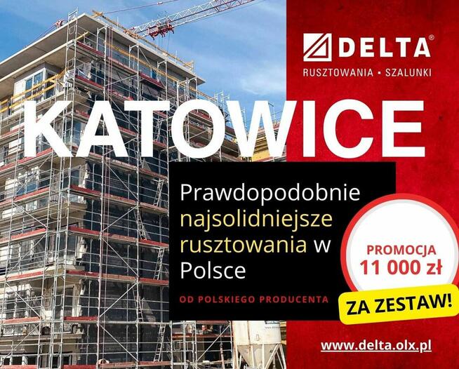 Rusztowania 150m² – promocyjna cena od producenta - Katowice