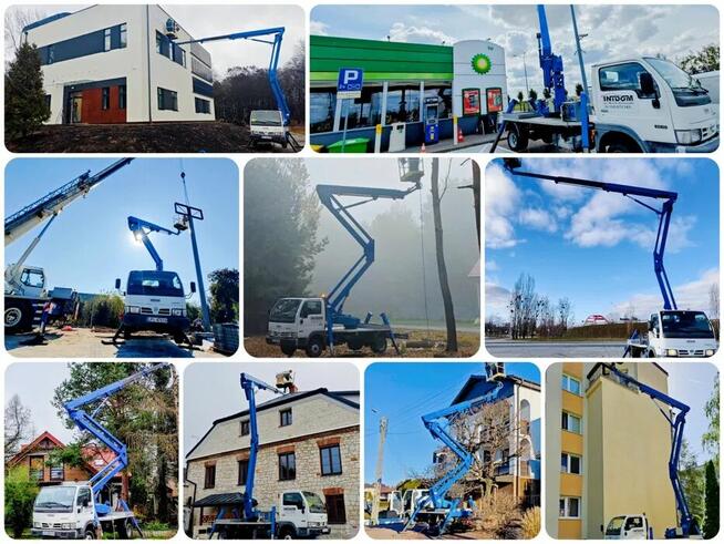 Wynajem podnośnika koszowego