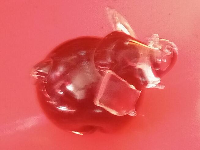 Słoń szkło murano