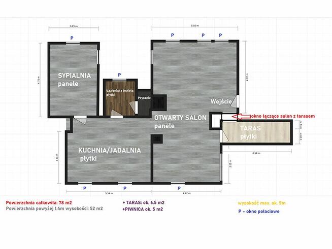 Mieszkanie / apartament z tarasem w Centrum Szczecina