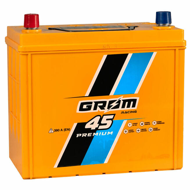 Akumulator Grom Racing 45Ah 390A Japan P+/L+