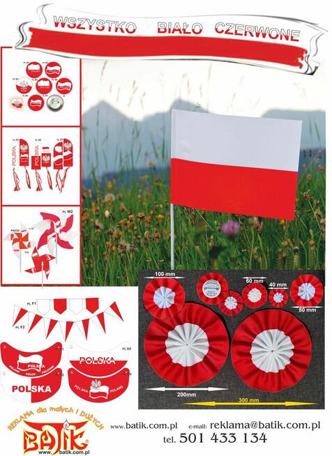 Kotylion narodowy, rozeta, kokarda