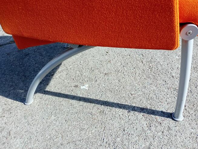 Fotel pomarańczowy PROFIM KOCKO 1P MET ILIO fotele krzesła