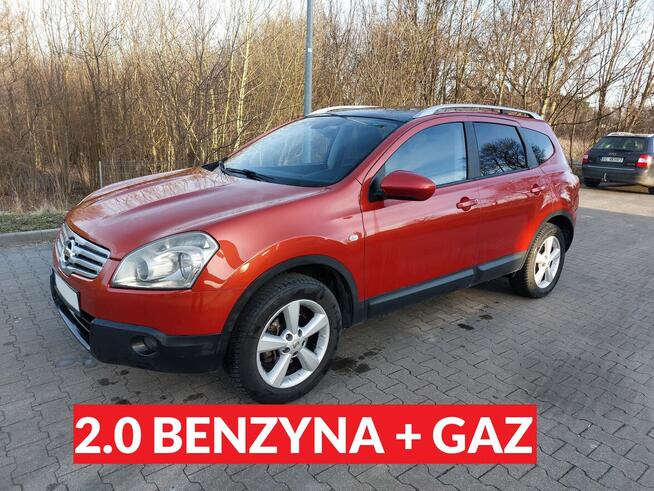 Ładny NISSAN QASHQAI+2*SUV*2.0+GAZ 140KM*7osób*klima*