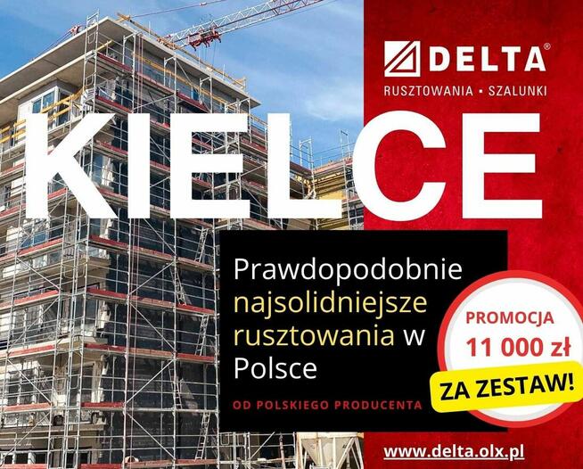 Rusztowania 150m² – promocyjna cena od producenta - Kielce