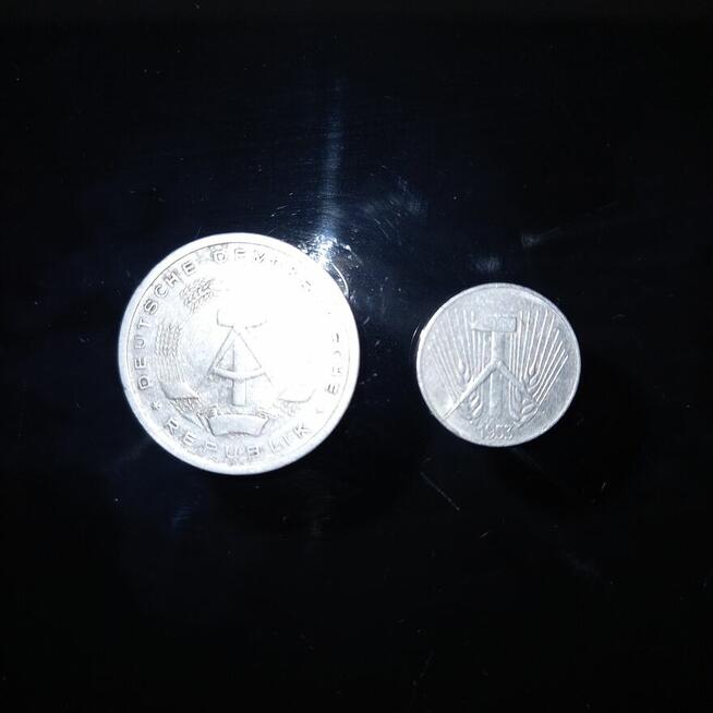 1 marka deutsche mark 1956 DDR 1pfennig 1953 DDR