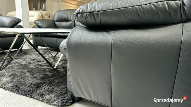 TAJFUN - komplet wypoczynkowy 321 skóra naturalna 100%