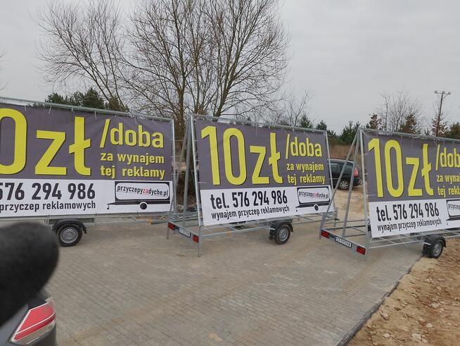 PrzyczepyZaDyche.pl, reklama, wynajem przyczep reklamowych