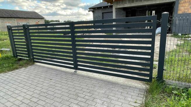 Brama 4m + Furtka 1m – Nowoczesne i Solidne Rozwiązanie