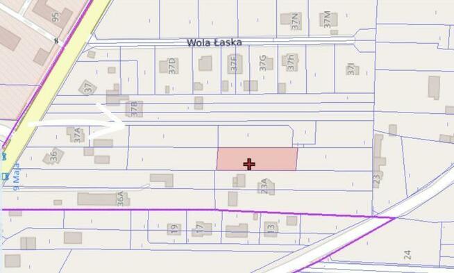 Działka budowlana blisko centrum Łasku