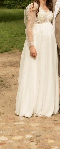 Suknia ślubna muślinowa