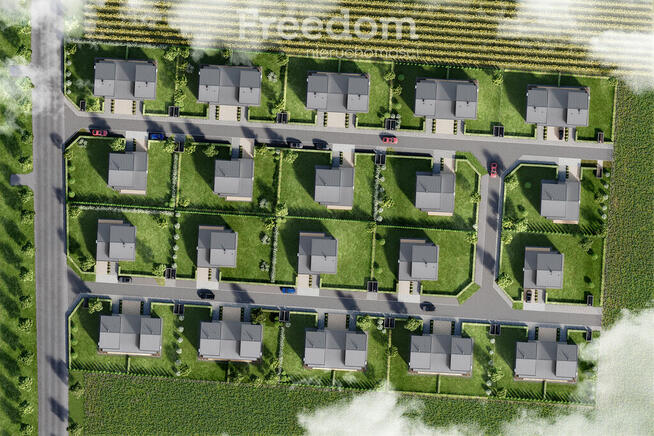 Nowoczesny dom w zabudowie bliźniaczej