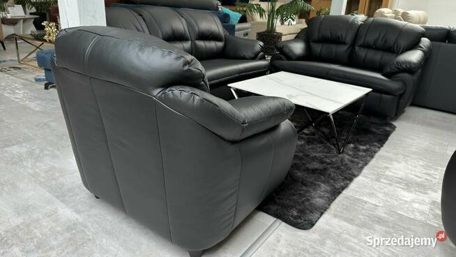 TAJFUN - komplet wypoczynkowy 321 skóra naturalna 100%