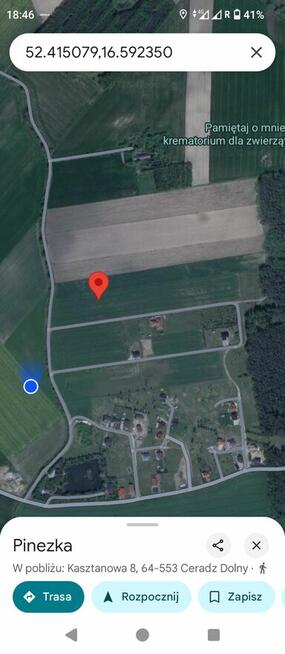 Działka budowlana pod Poznaniem