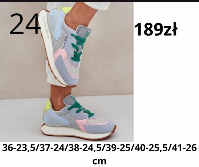 Buty damskie sportowe